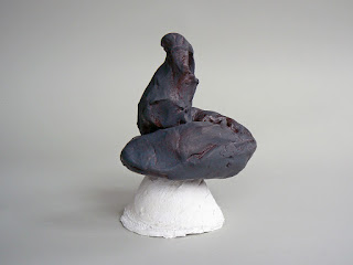 Poop, raw ceramic, plaster, acrylic, lacquer and oil paint