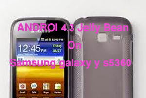 Android 4.3 Jelly Edible Bean Custom Rom For Samsung Galaxy Y Gt S5360