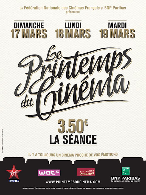 3,50€ la séance de cinéma !