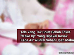 Ramai Pengantin Tidak Solat, Rugi Basuh Make-up!