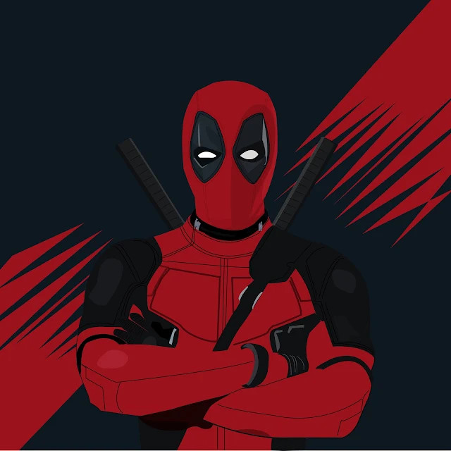 Deadpool Minimal Wallpaper