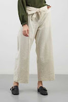 KUDO Celana Panjang Wanita Long Pant In White Bone Colour ANDHIMIND