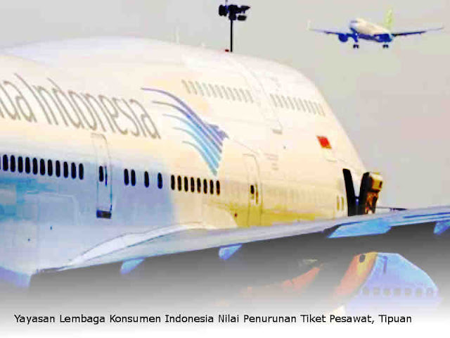 Yayasan Lembaga Konsumen Indonesia Nilai Penurunan Tiket Pesawat, Tipuan