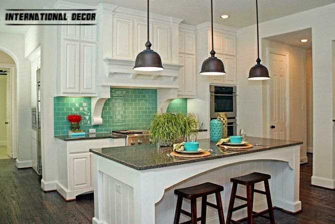 turquoise kitchen interior design