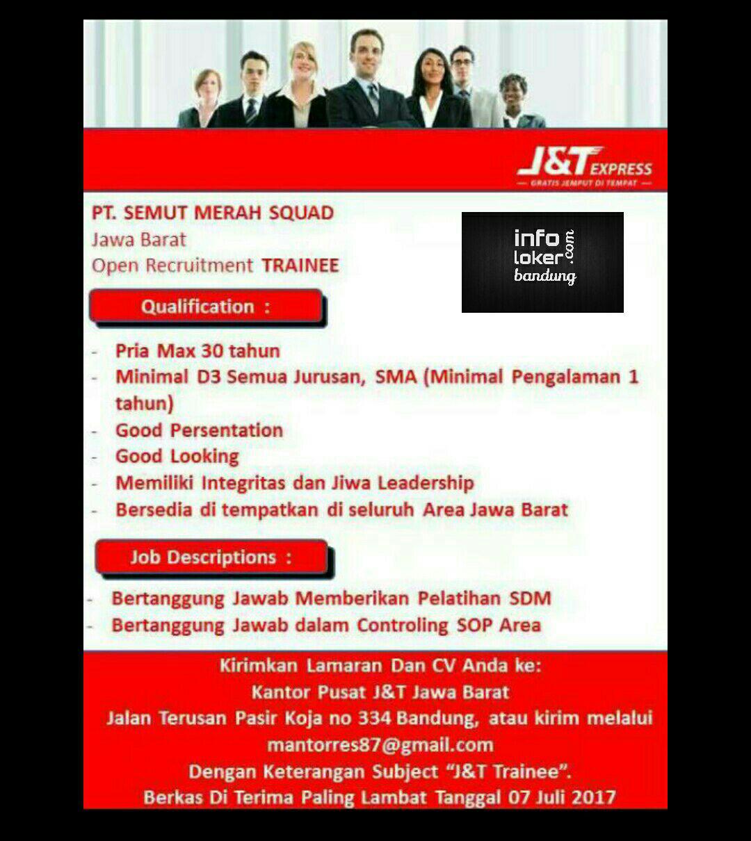 Lowongan Kerja J&T Express Bandung Juli 2017 - Info 