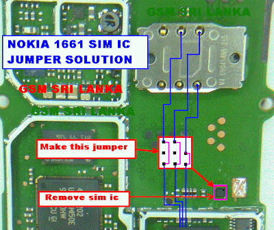 6085 display ic jumper. sim ic jumper solution.