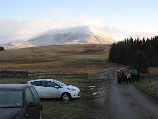 Carn Liath in early sunlight