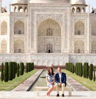Prince William and Catherine visit Taj Mahal of India