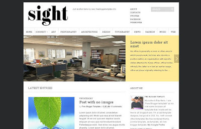 Sight Blogger Template