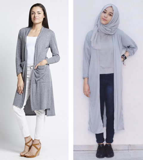 12 Contoh Gambar Model  Baju  Cardigan  Terbaru 2019