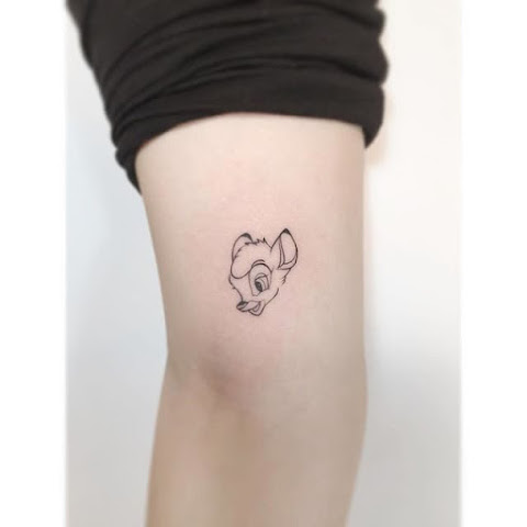 20 Lovely Bambi Tattoos For The Doe-Eyed Disney Darling