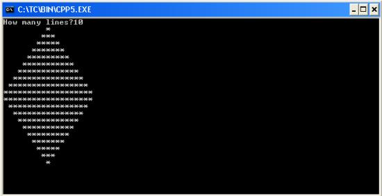 C++ program to print the following design
