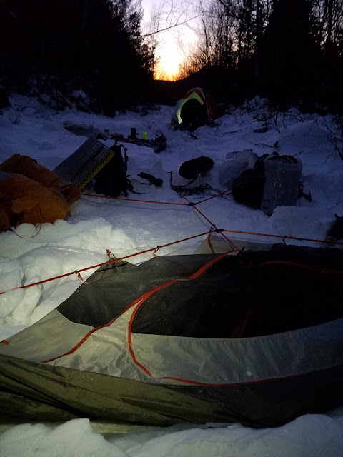 A mid December attempt to bushwhack to a back-country crag known as The Captain, deeply nestled between South Hancock, Mount Carrigain, and Sawyer River.