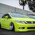 Modifikasi Honda Civic Warna Neon Kuning Owner @aguungsn