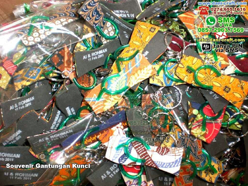 Souvenir Gantungan Kunci Kain Jogja