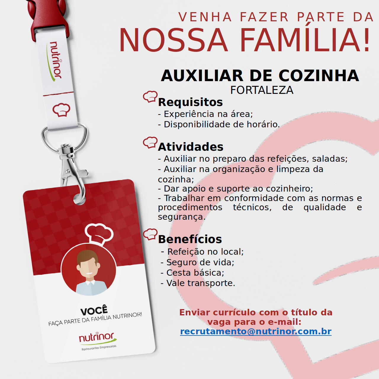 AUXILIAR DE COZINHA