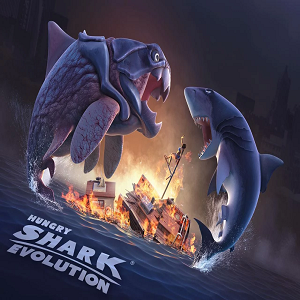 ငါးမန္းေနရာကေနလူေတြကိုဖမ္းဆီစား ရတဲ့ - Hungry Shark Evolution Mod APK V3.0.8 Unlimited Coin + Gems