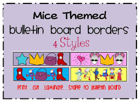 mice bulletin board borders 