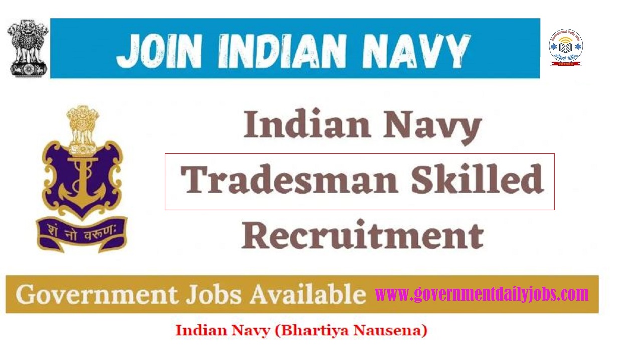 INDIAN NAVY TRADESMAN SKILLED JOB RECRUITMENT 2023