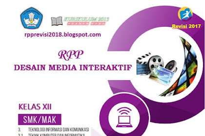 RPP Desain Media Interaktif Kelas XII SMK Kurikulum 2013 Revisi 2017