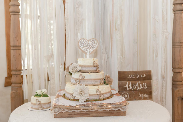 Shenandoah Mill cake table by Micah Carling Photography