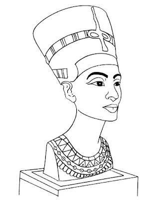 Free glass painting patterns - Ancient Egyptian