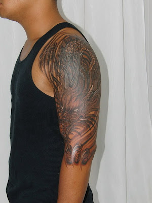Dragon tattoo design free dragon tattoo design on the arm