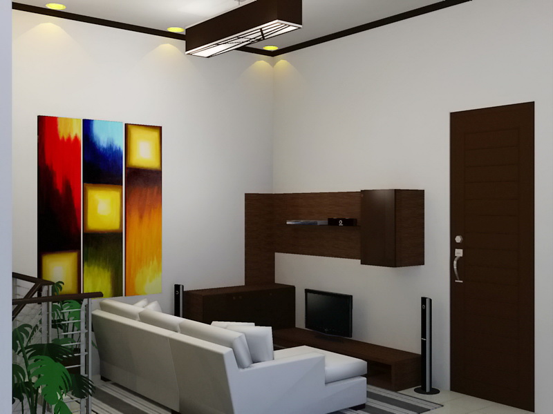 Desain interior ruang keluarga dengan kesan minimalis | Rancangan Rumah
