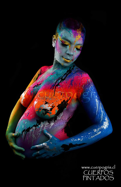 cuerpos pintados embarazada bodypaint