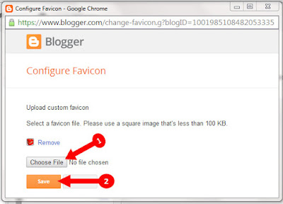 how to add favicon icon in blogger