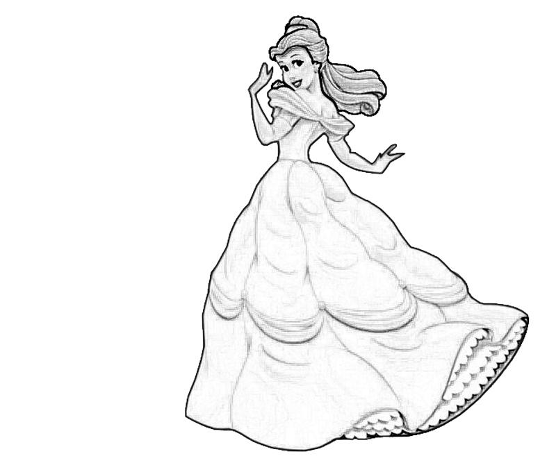bella-dress-coloring-pages