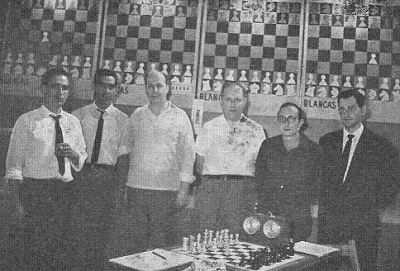 Equipo del Club Ajedrez Español en 1964