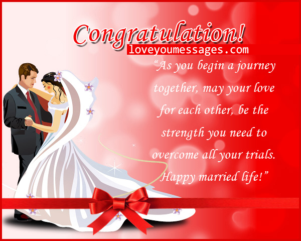 wedding congratulation messages