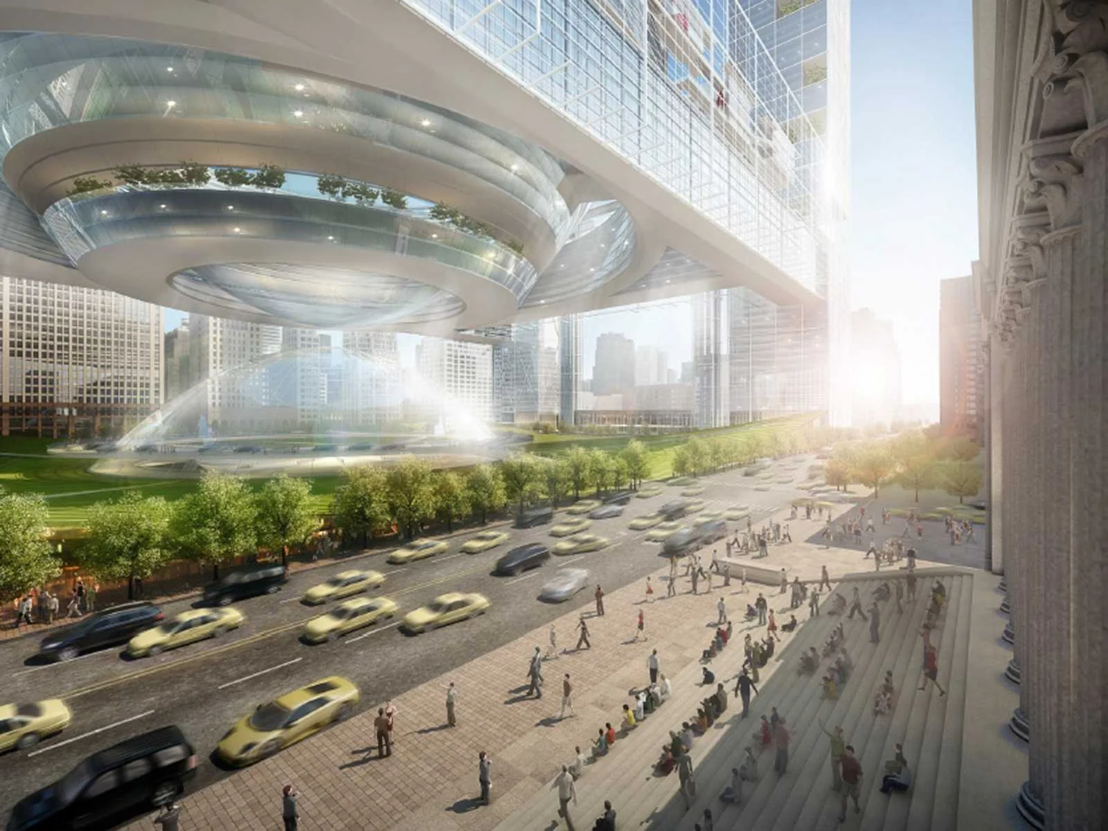 Plans for Penn Station by Som