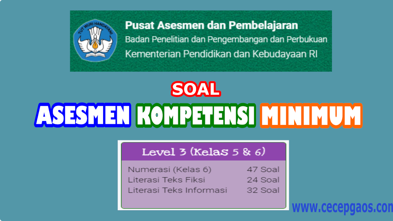 Contoh Soal Akm Online Level 3 Kelas 5 Dan 6 Sd Cecepgaos Com