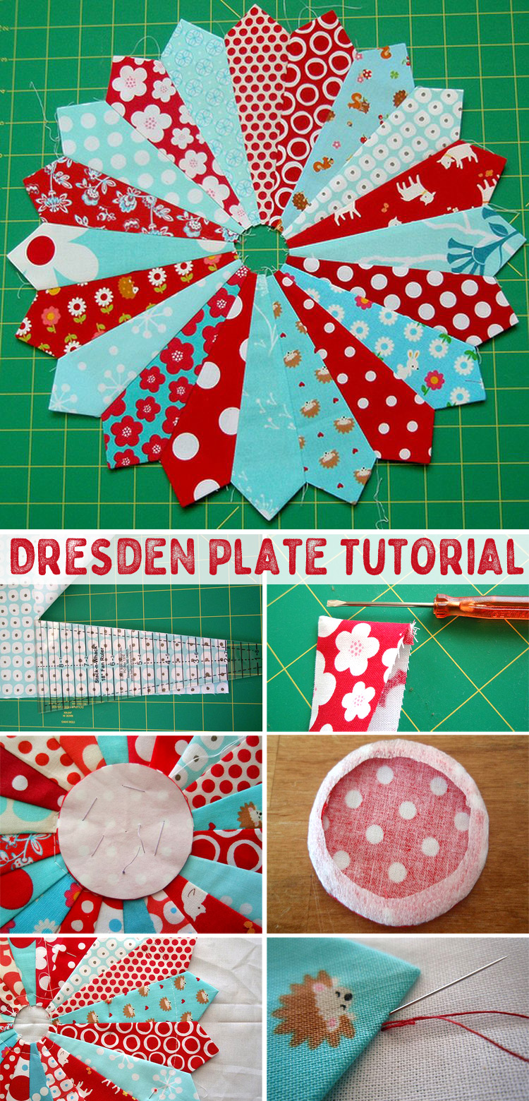 Dresden Plate Quilt Block Tutorial