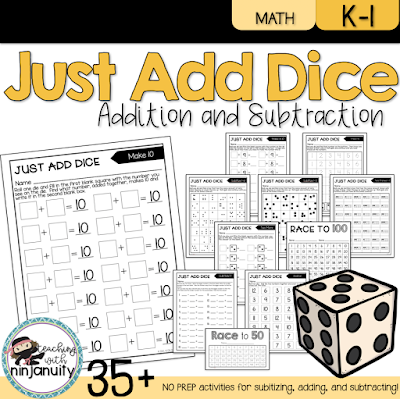 Just Add Dice Activities