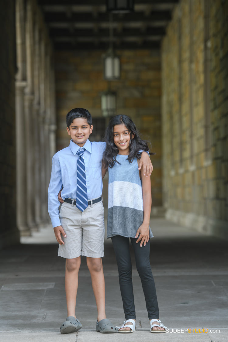 Ann Arbor Indian Kids Family Portrait Photography in Spring Summer Outdoors SudeepStudio.com