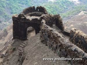 Pali Darwaja on rajgad fort