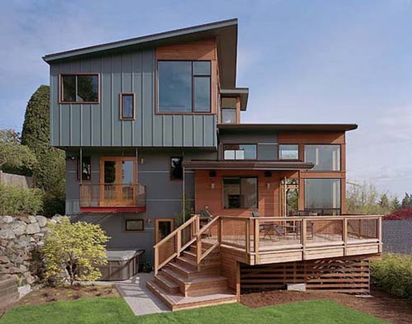  Modern  Split  Level  Home  Design  Architecture and Interior 