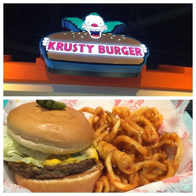 Krusty burger Simpsons Universal Studios Orlando Floride