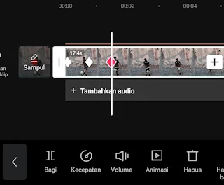 menambahkan keyframe di capcut secara otomatis