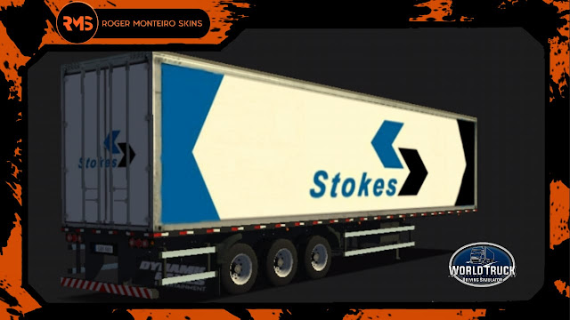 Baú Três eixos - Skins Wtds Baú Três eixos - Skins World Truck - Baú Três eixos de empresas