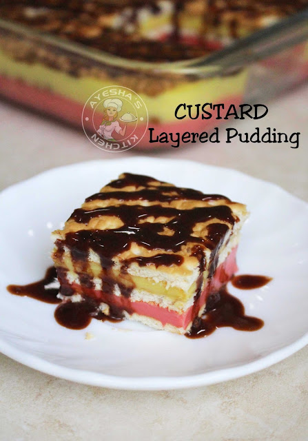 Variety pudding multilayered pudding custard pudding ayeshas kitchen pudding dessert recipes easy pudding