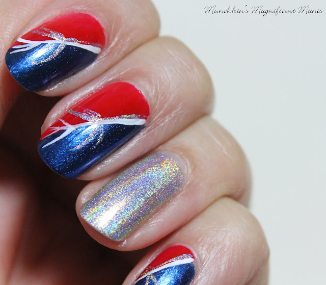 4th of July Nail Design 