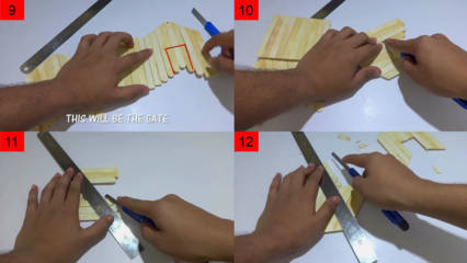  Cara Membuat Rumah dari Stik Es Krim