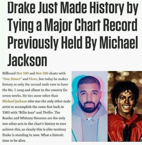 OMG: Drake Ties Micheal Jackson History Made 