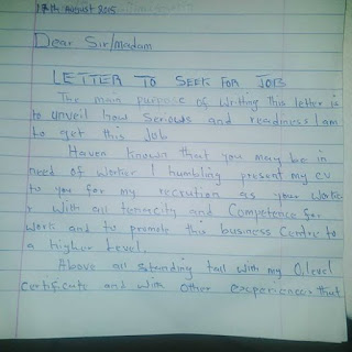 very funny application letter