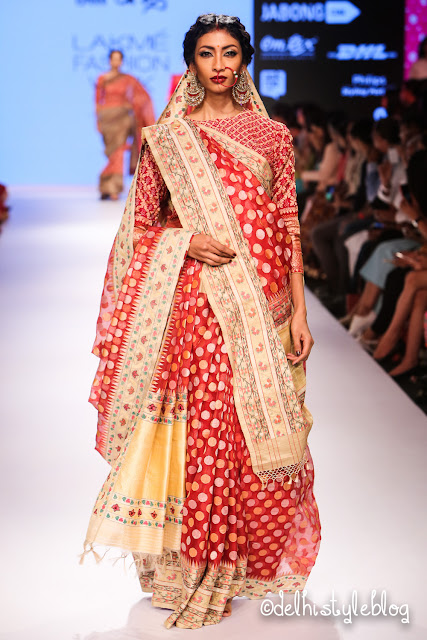 Gaurang Shah LFW AW15 Samyukta Varanasi handloom