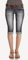 <br />WallFlower Juniors Belted Capri